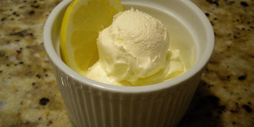 Рецепт лимонное мороженое