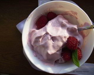 Малиновый пломбир