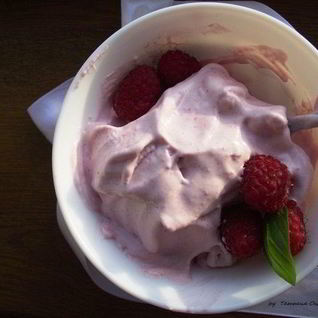 Малиновый пломбир