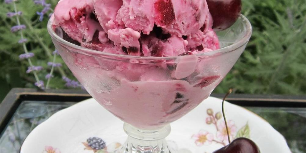 Рецепт мороженое-чизкейк с черешней