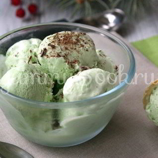 Мороженое с чаем Матча