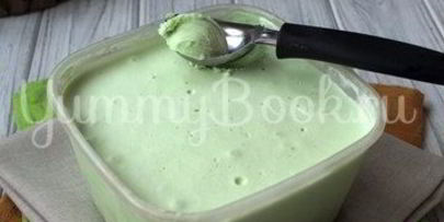 мороженое с чаем матча