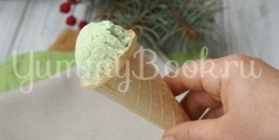 мороженое с чаем матча