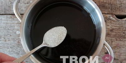 мороженое с черникой