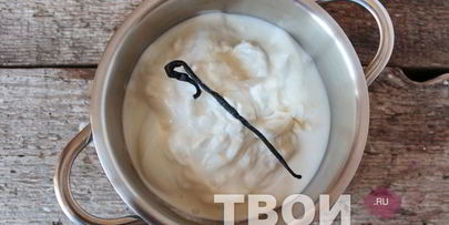 мороженое с черникой