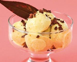 Мороженое с крыжовником и киви