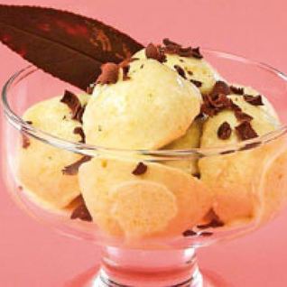 Мороженое с крыжовником и киви