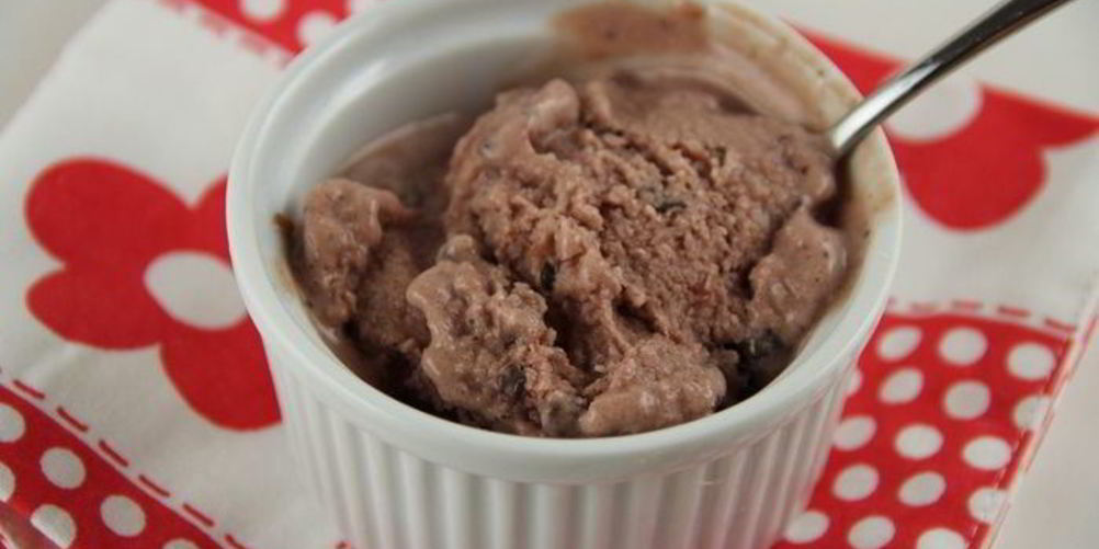 Рецепт мороженое с малиной и шоколадом