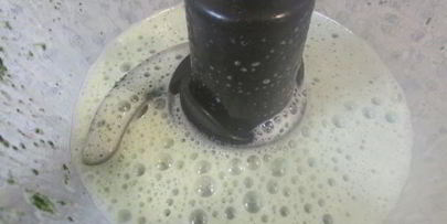 мятное мороженое с кусочками шоколада