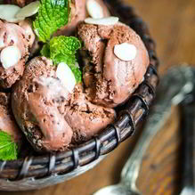 Рецепт Шоколадно-миндальное мороженое