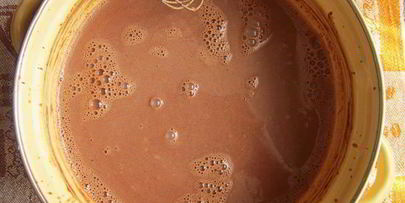 шоколадно-мятное мороженое