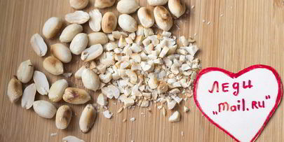 сливочное мороженое с арахисом