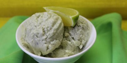 сливочное мороженое с авокадо