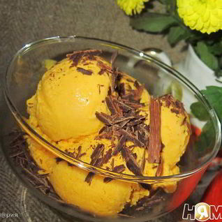 Тыквенное мороженое