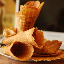 Рецепт Вафельные рожки для мороженого