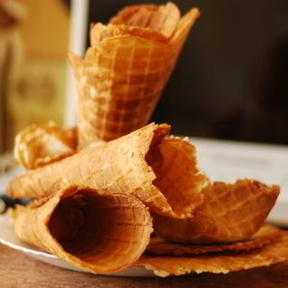 Вафельные рожки для мороженого