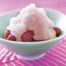 Рецепт Ванильно-грейпфрутовое мороженое гранита со свежими ягодами