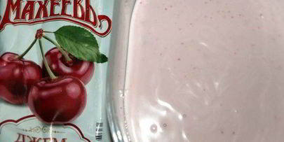 вишневое творожно-йогуртовое мороженое