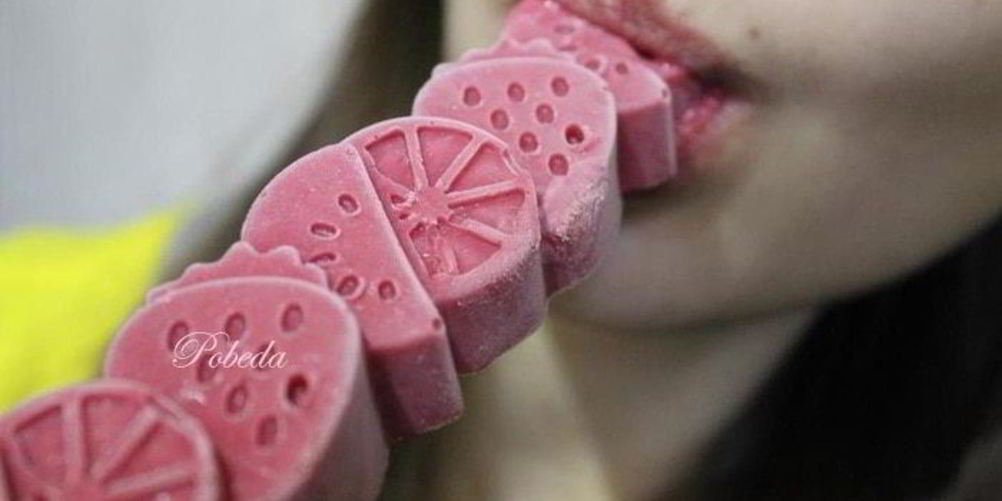 Рецепт зефирно-ягодное мороженое