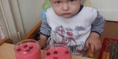 клюквенный мусс