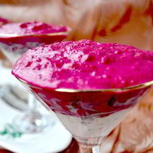Рецепт Сельдь под муссом из свеклы