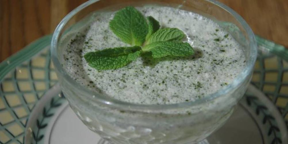 Рецепт мятная панна котта