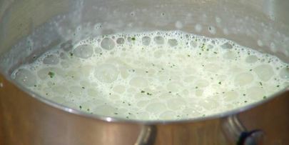 мятная панна котта