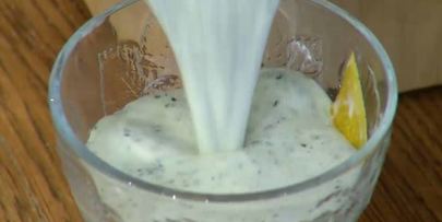 мятная панна котта