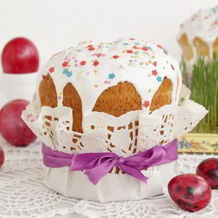 Апельсиновый кулич с цукатами