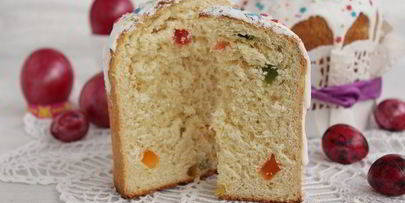 апельсиновый кулич с цукатами