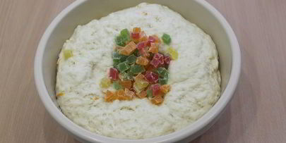 апельсиновый кулич с цукатами