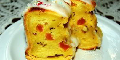 быстрый, бездрожжевой кулич