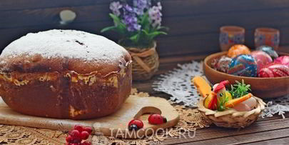 быстрый кулич в хлебопечке