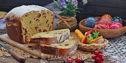 быстрый кулич в хлебопечке