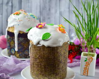 Дрожжевой кулич