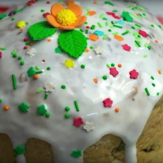 Глазурь для кулича на желатине