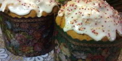 кулич без яиц