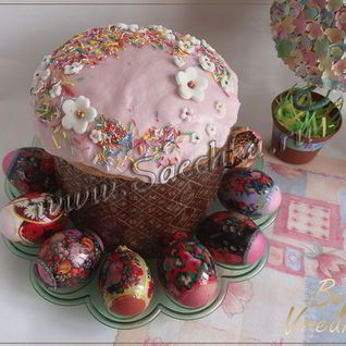 Кулич на сметане