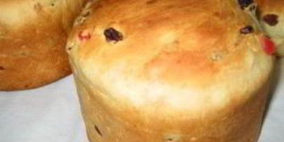 кулич на желтках