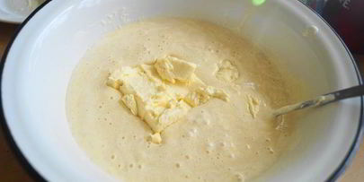 кулич пасхальный на взбитых яйцах с заварной глазурью