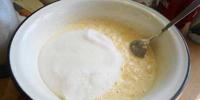 кулич пасхальный на взбитых яйцах с заварной глазурью