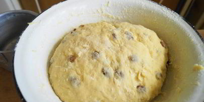 кулич пасхальный на взбитых яйцах с заварной глазурью