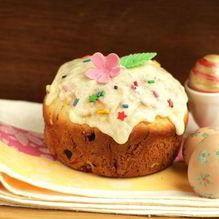 Рецепт Кулич с апельсиновыми цукатами и черносливом