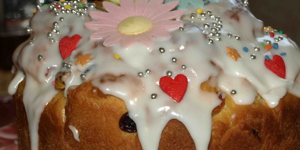 Рецепт кулич с изюмом на опаре