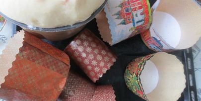 куличи в хлебопечке, яичной скорлупе и бумажных формах