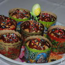 Рецепт Куличики из александрийского теста