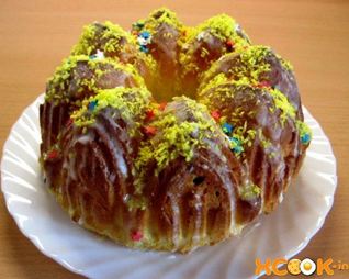 Лимонный кулич