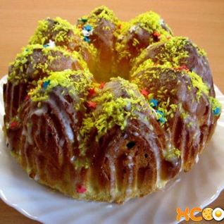 Лимонный кулич