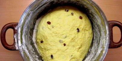 лимонный кулич