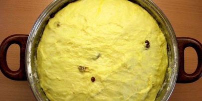 лимонный кулич